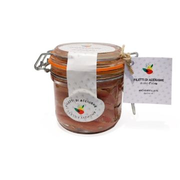 Giù Giù Filetti acciughe in olio di oliva art gr.200