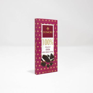 Domori Dark chocolate bar with Criollo cocoa 100% 75g