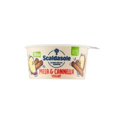Scaldasole Organic apple and cinnamon yoghurt 135g